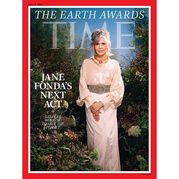 TIME Magazine - 04.08.24 Edition: Jane Fonda's Next Act, The Earth Awards, Banning TikTok, Kate Middleton's Cancer Fight, UAE Ai Ambitions, Biden Behind, India's 44-Day Election, Solar Eclipse More!