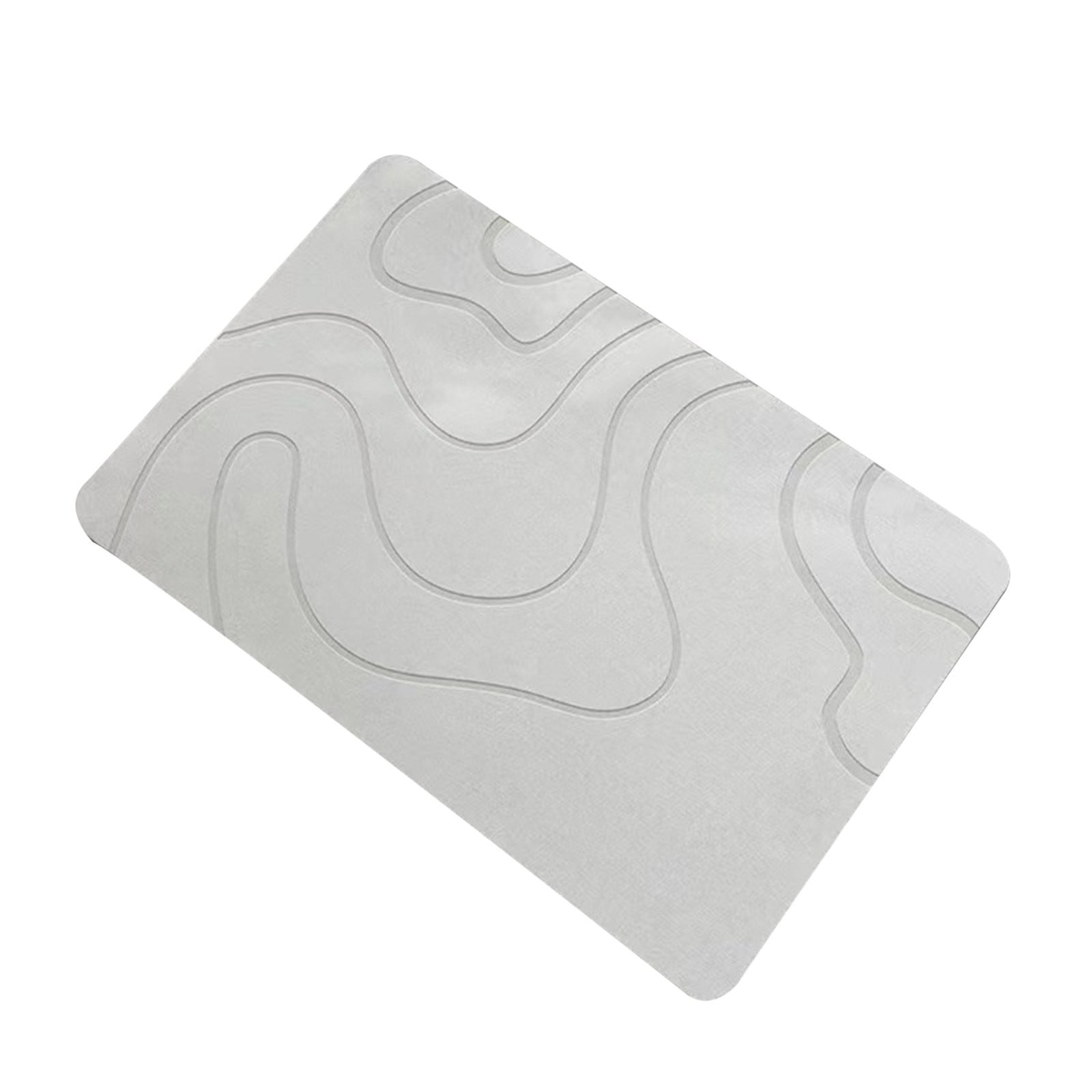 Giyblacko Stone Bath Mat Diatomaceous Earth Bath Mat Super Absorbent Non Slip Diatomite Stone Bath Mats For Bathroom Quick Drying Stone Shower Mat