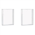 thumbnail image 1 of 2X Shadow Box Frame Acrylic Photo Frame DIY Desktop Display Box All Transparent Storage Box,2 x Acrylic photo frame,transparent, 1 of 6