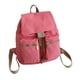 thumbnail image 4 of Mochila de lona jinwen Mochila de senderismo Escolar con cordón y múltiples bolsillos Rosa, 4 of 8