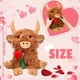 thumbnail image 3 of Lindo peluche Push Highland Cow Civaner de 30 cm, 3 of 6