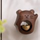 thumbnail image 3 of Pegatina magnética para nevera con forma de gato, estilo nórdico, para puerta de madera sin tallar, 3 of 6