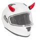 thumbnail image 1 of Cuernos para casco de moto con luz Adorno Kinlley, 1 of 7