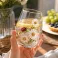 thumbnail image 5 of Nature Animal Glass Tumbler, 15 Fl Oz Large Capacity 2D Character Drinking Cup with Sunlit Decorative Details, Clear Beverage Glass for Water, Tea, Juice, Coffee, Home, Office & Gift Giving, 5 of 8