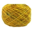 Gerecycleerde Sari Zijde Super Bulky Garen - Mosterd (100 Grams