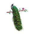 thumbnail image 4 of Calcomanías de pared BLESIY rama animales PVC Decoración del hogar, 4 of 7