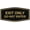 Black Gold, variant on Signs ByLITA Fancy Exit Only Do Not Enter Sign - Laser-Engraved Lettering | Durable ABS Plastic | Vibrant Colors | Powerful Foam Tape (Black / Silver) - Small