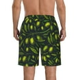 thumbnail image 3 of Disketp Men'S Swim Trunks Hawaiian Breathable Surf Beach Swimsuits Mesh Lining Beach Shorts With Pockets-Green Branch Olive, 3 of 9