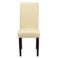 thumbnail image 3 of Chaise Parsons en cuir ivoire, 3 of 9