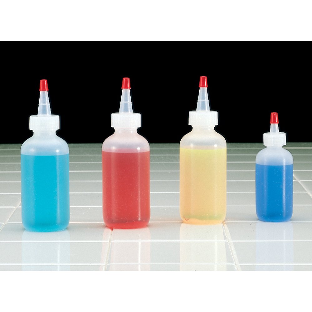 Squeeze Bottle, 4oz, Package of 12 Clear Polyethylene, Yorker