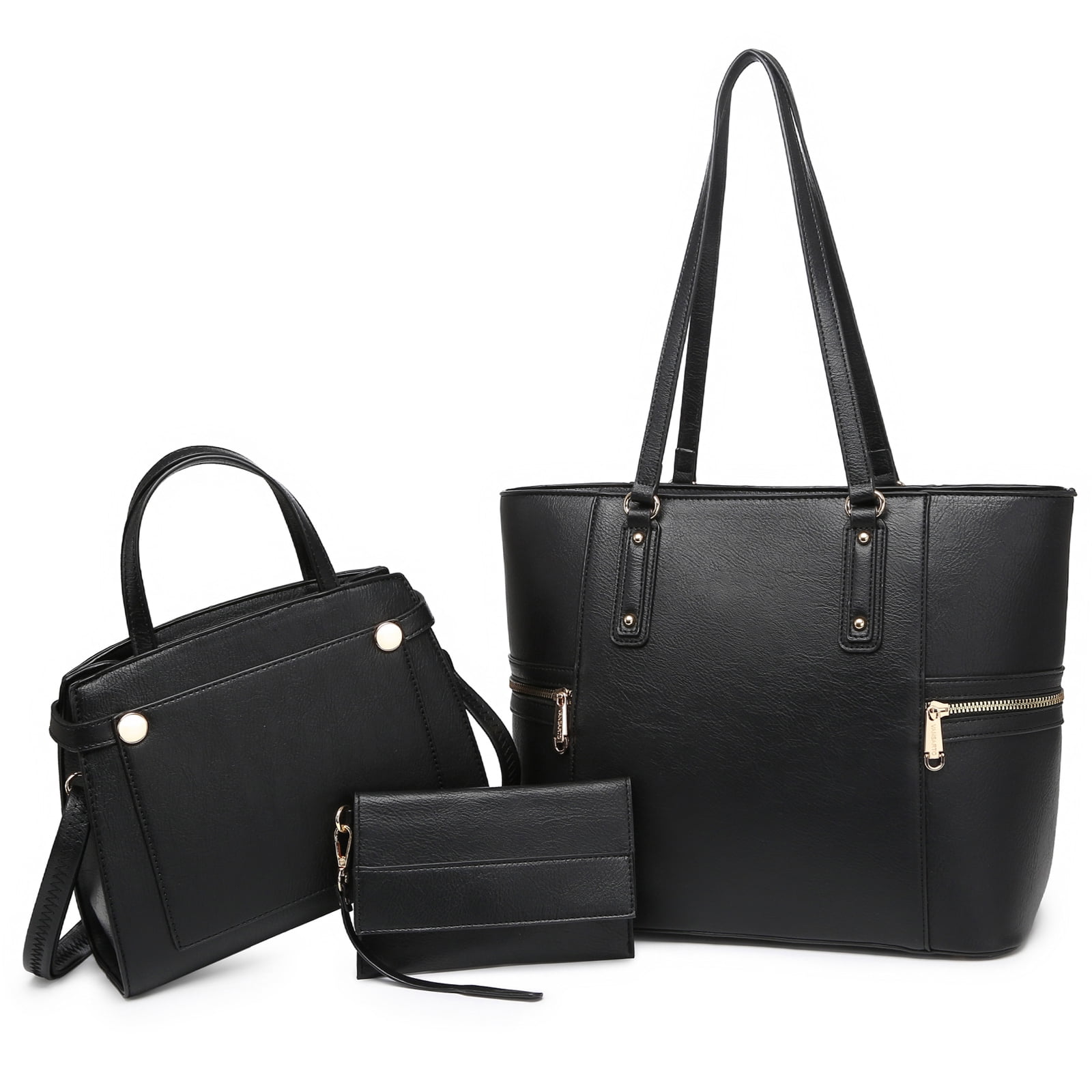 M Marco Women's Handbag 3pcs Set Fashion Tote Bag with Matching Satchel ...