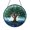 Acrylic 3.5 Inch, variant on Colorful Mosaic Tree Of Life Stained Glass Window Hanging, Meaningful Nature Inspired Suncatcher