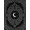 Black And White, Pattern 2, variant on ODIKA Gothic Snake Mystical Lunar Serpents Divination Mushroom Runway for Bedroom, Bedside, Nursery, Pet Friendly & Kids Safe