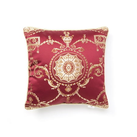 Prestige Damask 18" X 18" Decorative Throw Pillow