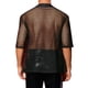 thumbnail image 3 of CARDIGÁN MALLA TRANSPARENTE CHIC INSPIRADOR PARA HOMBRES, CAMISAS DE MANGA 3/4, TOPS DE FIESTA TRANSPARENTES, 3 of 4