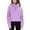 Purple, variant on Odeerbi Kids Boys Girls Half Zip Sweatshirts Solid Color Pullover Sweatshirts Children's Long Sleeves Round Neck Shirt Tops Black