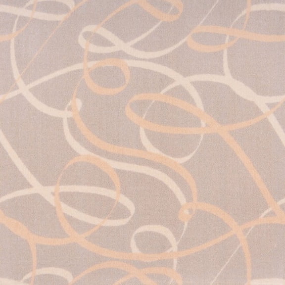 Joy Carpets 1746D-01 Playful Patterns Ribbons Rectangle Childrens Area Rugs 01 Beige - 7 ft. 8 in. x 10 ft. 9 in.