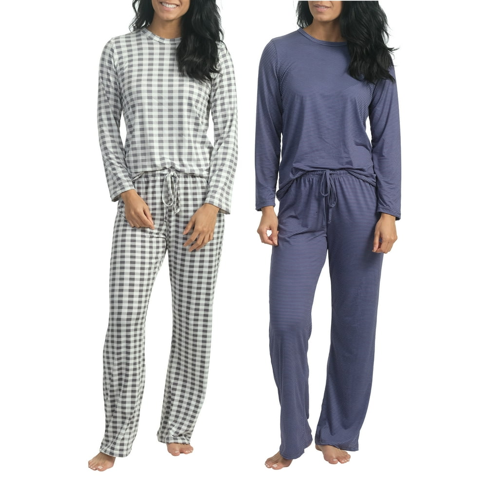 Real Essentials 2 Pack Real Essentials Womens Super Soft Cozy Long