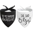 thumbnail image 1 of Bandana para perros HDGDT Mis humanos se van a casar, ella dijo que sí, 1 of 5