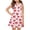 Pink, variant on Ruyang Casual Dresses for Teen Girls Bow Print Crewneck A Line Swing Dresses Summer Beach Lightweight Sleeveless Sundress