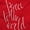 Red, variant on Cute Christmas Peace To The World Womens Slim Fit Graphic Tee Brisco Brands S