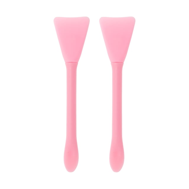 Unique Bargains 2 Pcs Brosse Multifonctionnelle pour Masque Facial Rose
