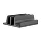 thumbnail image 2 of Soporte vertical para computadora portátil, base para escritorio, soporte para teléfono, fácil de usar, soporte vertical para computadora portátil, Gris, 2 of 10