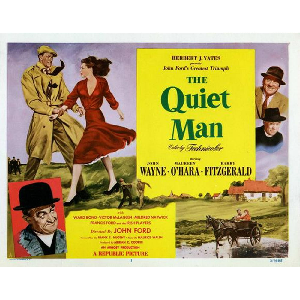 The Quiet Man (1952) 30x40 Movie Poster (UK) - Walmart.com - Walmart.com