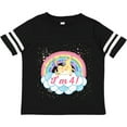 thumbnail image 3 of Inktastic 4th Birthday Unicorn Rainbow Cute Girls Girls Toddler T-Shirt, 3 of 5