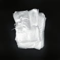 thumbnail image 1 of Bolsa de basura de plástico de boca plana desechable para hotel, bolsa de embalaje gruesa con cordón transparente para hotel, 1 of 4
