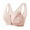 Womens Bras Pink, variant on Womens Everyday Bras, Daisy Bras for Older Women Front Closure Bra Cotton Full Coverage Comfort Senior Wireless Snap Closing Seamless Bra S-4XL