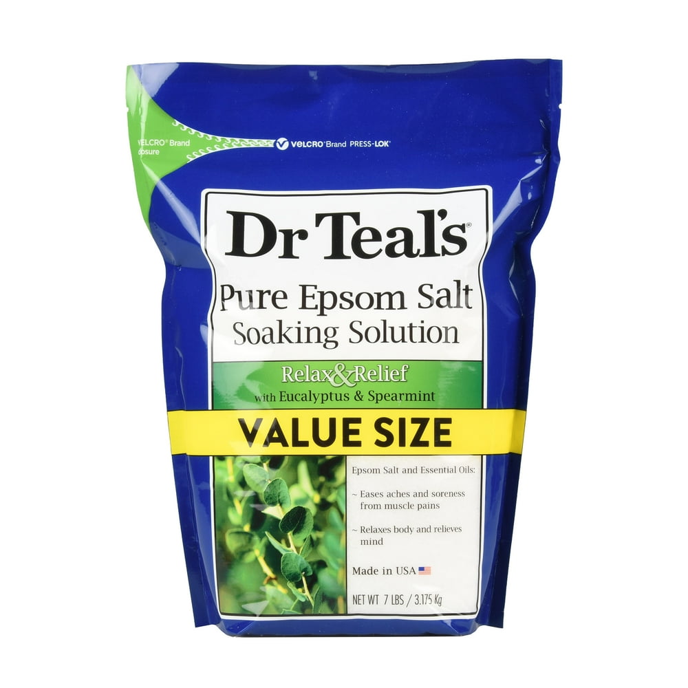 Dr Teal's Eucalyptus Epsom Salt Soak, 7 lbs.