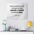 thumbnail image 7 of Scripture Walls Proverbs 28:13 Confesses and Renounce Bible Verse Canvas Christian Wall Art Ready to Hang Unframed, 7 of 7