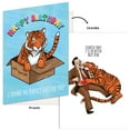 thumbnail image 2 of Bday Tiger Funny Birthday Card Sarcastic Greeting Cards With Envelopes, 2 of 4