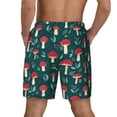 thumbnail image 4 of Daiia Amanita Mushroom Mens Swim Trunks Swim Shorts Quick Dry Swim Shorts with Mesh Lining Pockets-Small, 4 of 9
