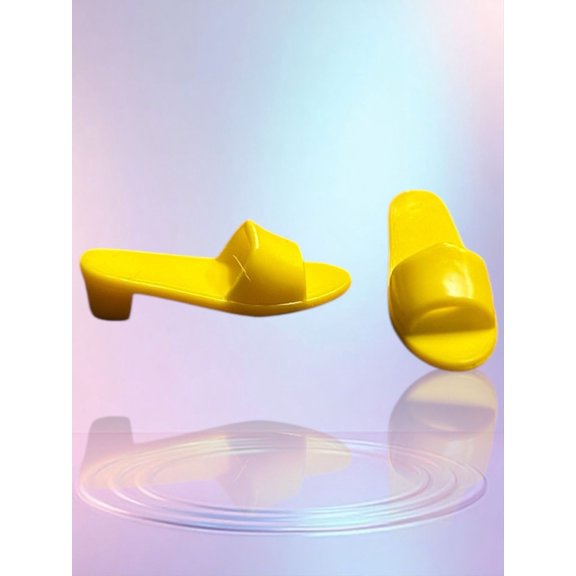Doll Shoes Yellow Open Toe Sandals