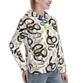 thumbnail image 6 of Kdxio Snake Print Womens Oversized Hoodies Sweatshirts Hooded Pullover Tops Sweaters Casual-Medium, 6 of 7