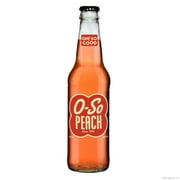 Glass Bottle Inic Old-Time Brand Soda 12 Oz 12 Pa ndled By (O-SO Peach)