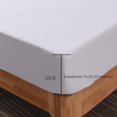 thumbnail image 4 of Gorro de cama impermeable de tela de punto blanco con aguja de Hotel, funda de cama transpirable, protección contra el polvo para colchón antiácaros, 4 of 5