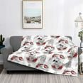 thumbnail image 2 of Fotbe Koi Fish Manta de Franela con Estampado, Manta Ultrasuave para Cama, Sofá, Auto, Hipoalergénica y Antibolitas-40"x30", 2 of 6