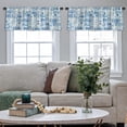thumbnail image 5 of LALILO Kitchen Curtain Valance Portrait Cute Funny Pineapple Rod Pocket Window Curtain 52"x 18" Set of 2, 5 of 7