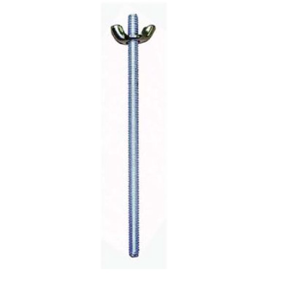 RPC Racing Power Air Cleaner Mounting Stud R2175 5 Inch Length; 1/4-20 Inch Thread; With Wing Nut