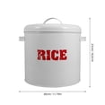 thumbnail image 2 of WHAMVOX Cat Food Containers 1Pcs Large Capacity Pet Supplies Galvanized Iron Sealed Bucket for Home Use 27x30cm, 2 of 8