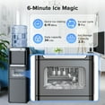thumbnail image 3 of LHRIVER 2-5 Gallon Water Dispenser & 6-Min Ice Maker, 3-in-1 Hot/Cold/Ice, Child Lock & Energy-efficient, for Home/Office, Black, 3 of 8