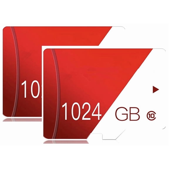 2 Pack x 1 TB Micro Memory TF Card with Adapter, Universal Compatible Type Memory Card, Expand Storage Memory Card New