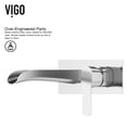 thumbnail image 3 of VIGO Matte Stone Magnolia Composite Rectangular Vessel Bathroom Sink in White with Faucet and Pop-Up Drain in Chrome, 3 of 7