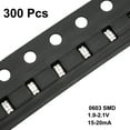 thumbnail image 2 of 300Pcs 0603 Red SMD Lighting Electronics Components Light Emitting Diodes, 2 of 4