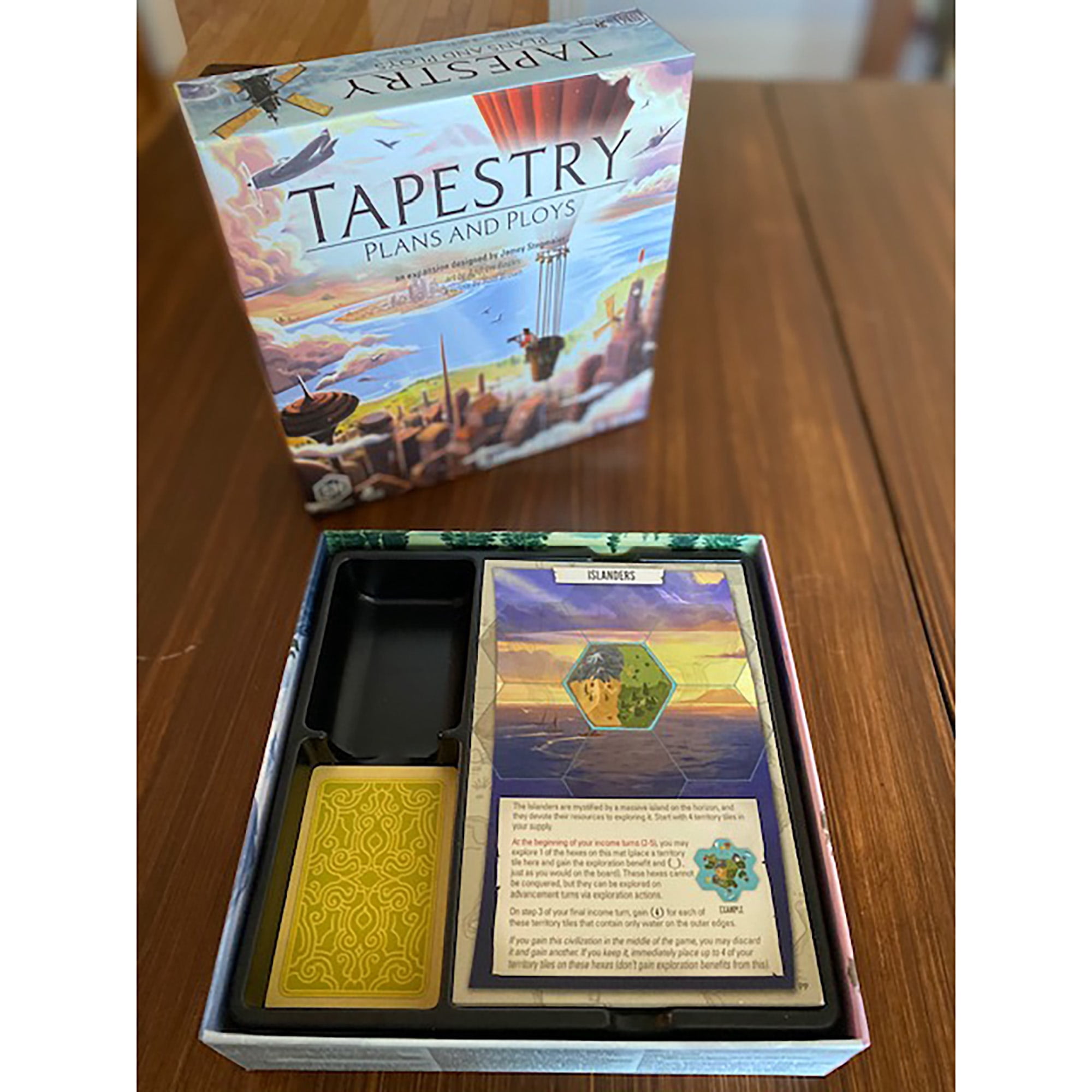 Tapestry: Plans & Ploys Expansion - City Building Board Game Expansion, Stonemaier Games, Ages 13+, 1-5 Players, 90-120 Min