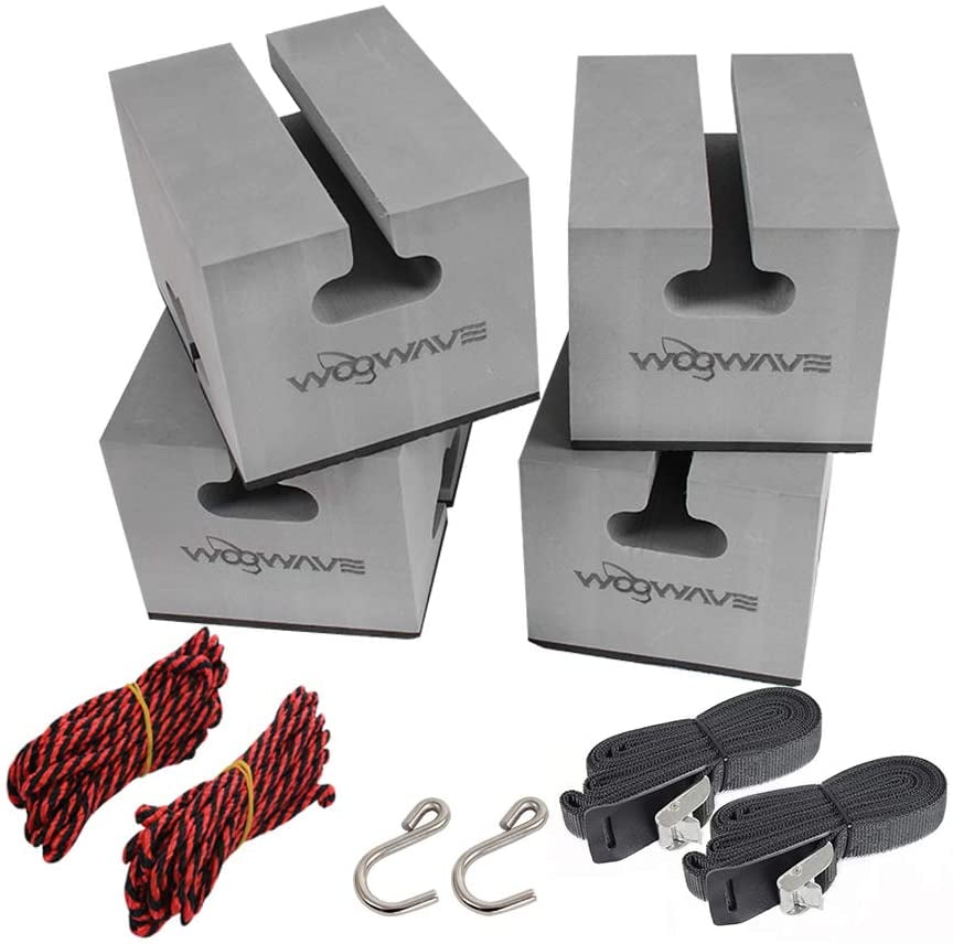 WOOWAVE Rack4 Universal CarTop Canoe Carrier Kit Foam Block Fits All Vehicles