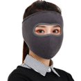 thumbnail image 1 of Máscara de otoño e invierno cálida y gruesa para el cuello y las orejas, para hombres y mujeres, a prueba de viento, para montar en coche eléctrico, máscara facial completa, 1 of 6